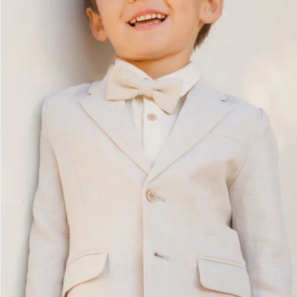 Noralee Linen Bow Tie x2 1-4 YRS